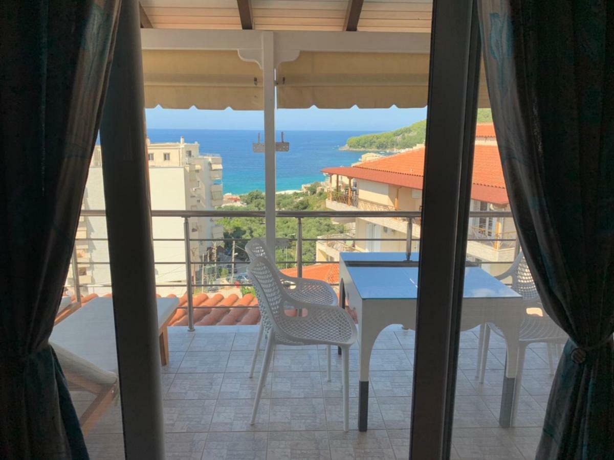 ★ Meniko'S House ★ Amazing Sea View Lägenhet Himare Exteriör bild